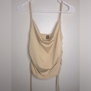 NWOT SHEIN Ruched Side Tank Top